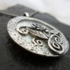Sterling Silver Mother of Pearl Necklace with Flowers